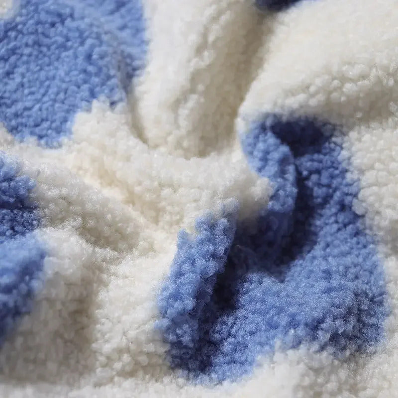 מעיל דו-צדדי עם לבבות - אנלי