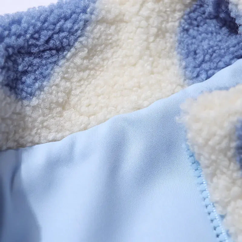 מעיל דו-צדדי עם לבבות - אנלי