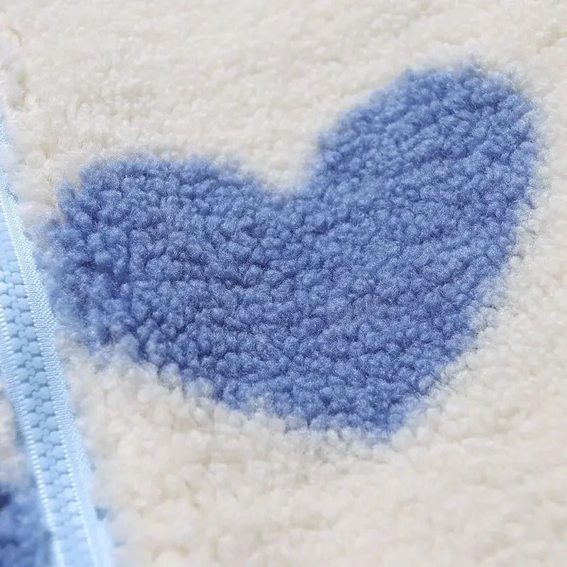 מעיל דו-צדדי עם לבבות - אנלי